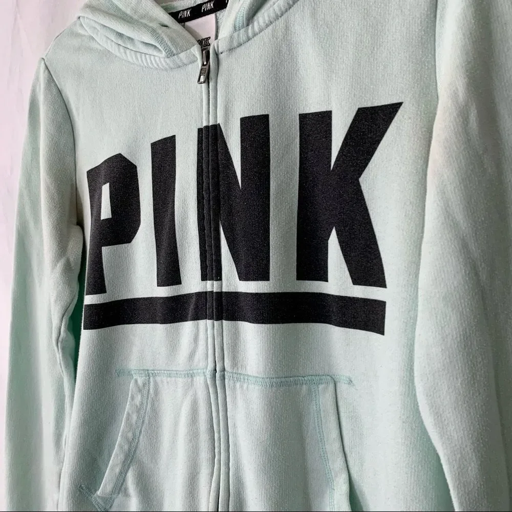Victoria’s Secret PINK Zip-up Hoodie size XS | Mint